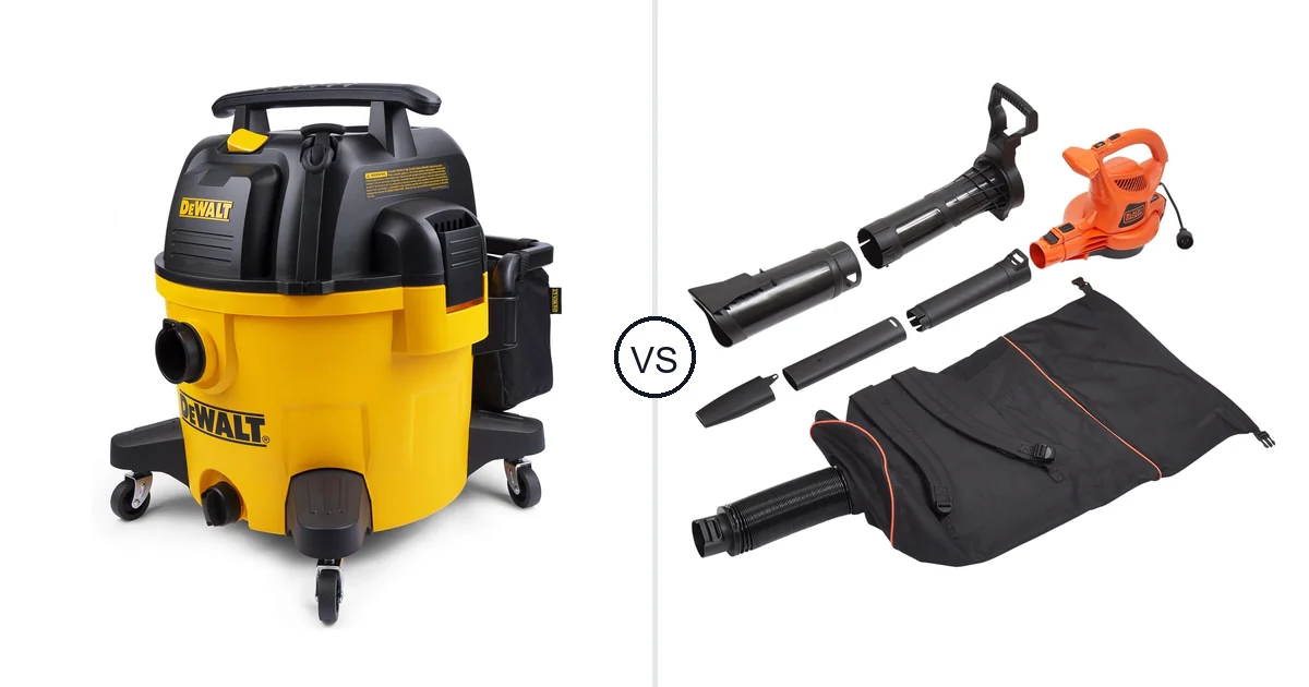 Comparison of DEWALT 9 Gallon Wet/Dry VAC and BLACK+DECKER BEBL7000