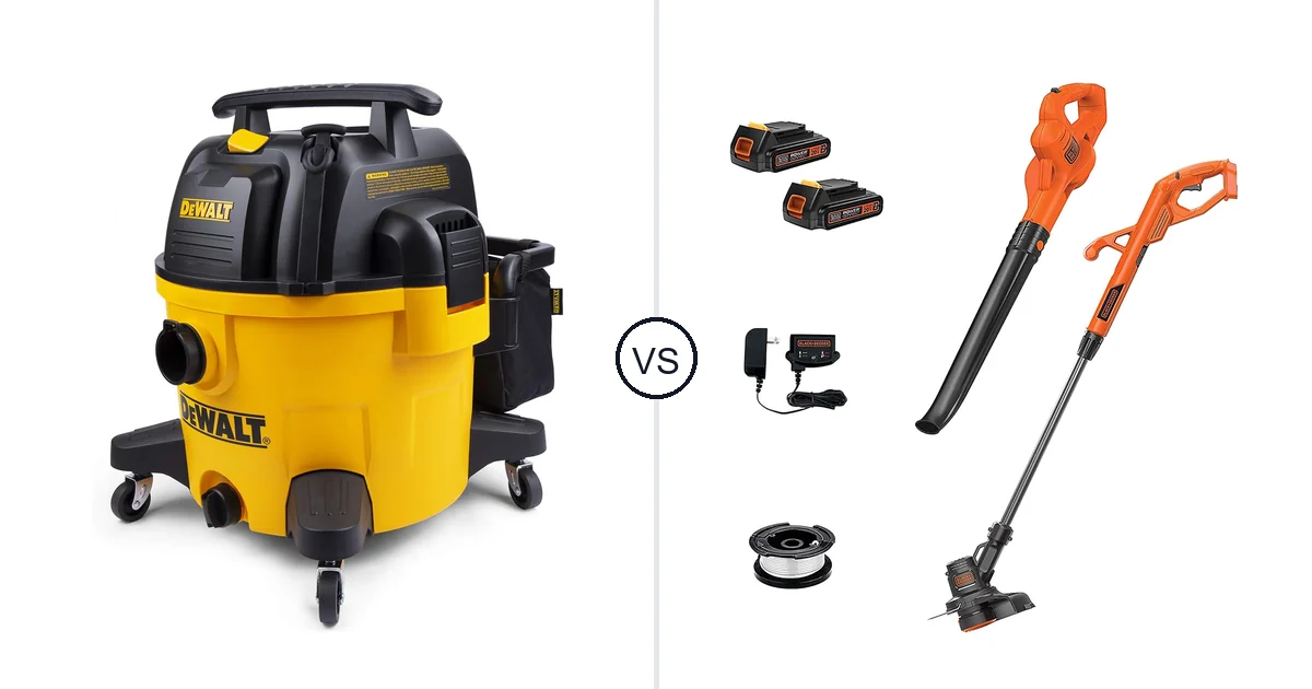DEWALT 9 Gallon vs BLACK+DECKER LCC222: Vacuum Comparison