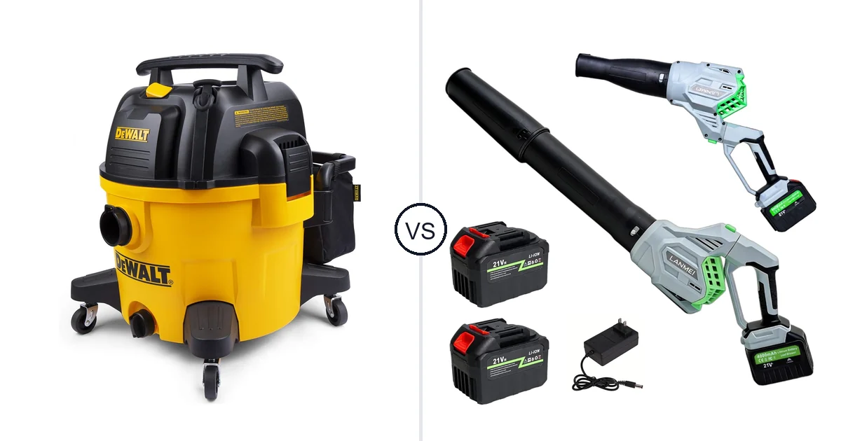 Comparison of DEWALT 9 Gallon Wet/Dry VAC and LANMEI 146MPH