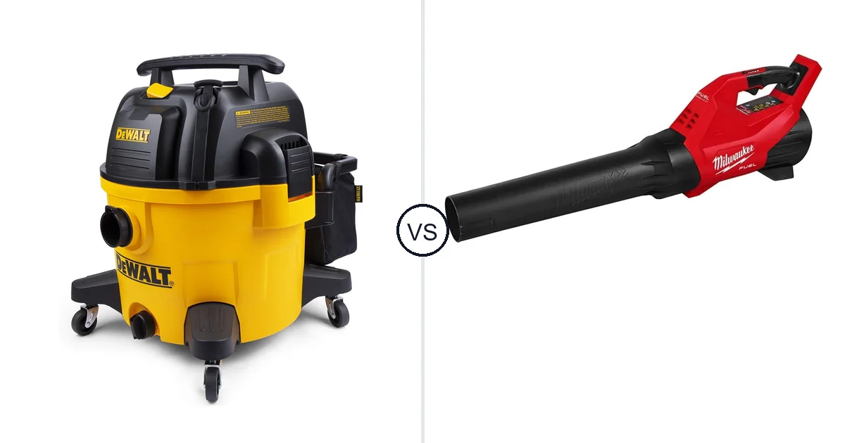 Comparison of DEWALT 9 Gallon Wet/Dry VAC and Milwaukee 3017-20