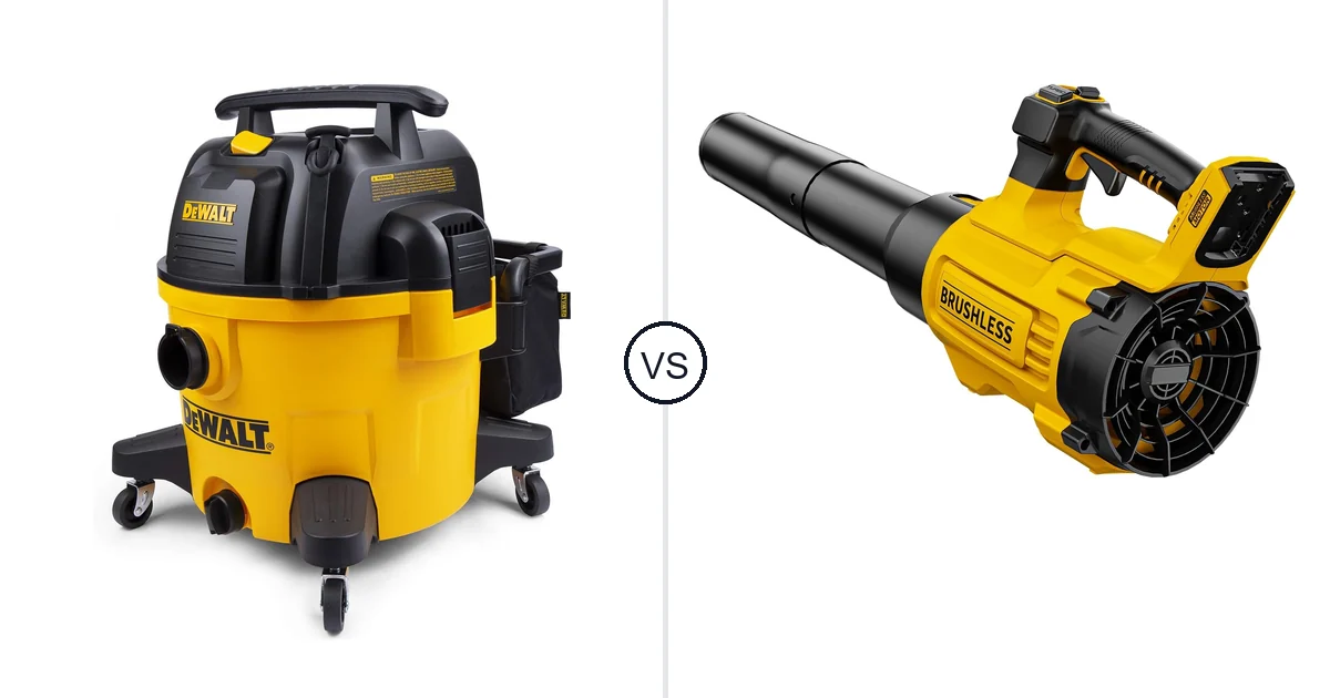 Comparison of DEWALT 9 Gallon Wet/Dry VAC and Nelhalt CFM/125