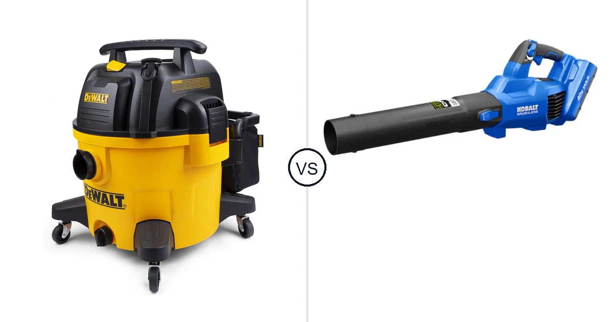 Comparison of DEWALT 9 Gallon Wet/Dry VAC and SPPRANDOM Handheld