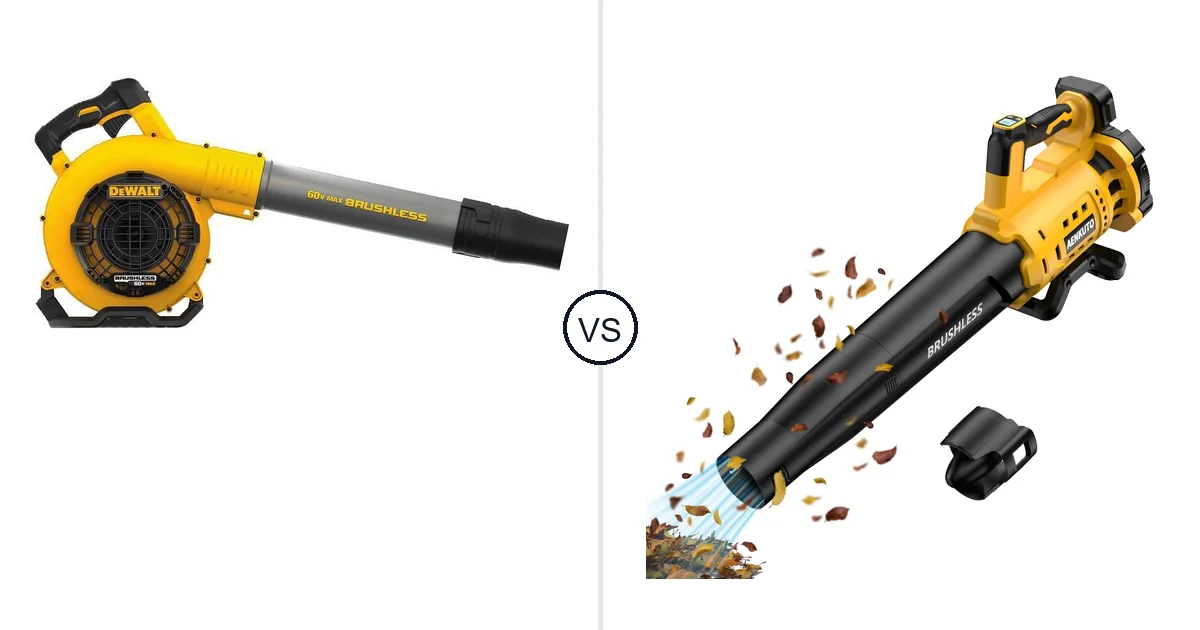 Comparison of DEWALT DCBL770B and Aenkuto Cordless Leaf Blower for DEWALT 20V