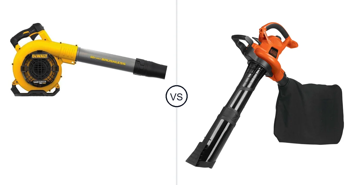Comparison of DEWALT DCBL770B and BLACK+DECKER BV6000