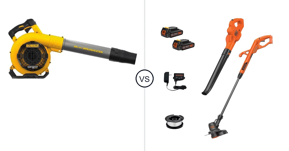 Comparison of DEWALT DCBL770B and BLACK+DECKER LCC222