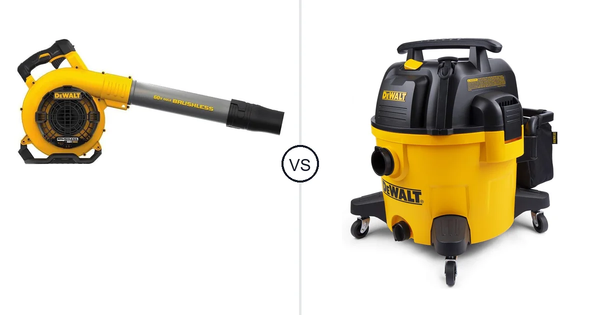 Comparison of DEWALT DCBL770B and DEWALT 9 Gallon Wet/Dry VAC