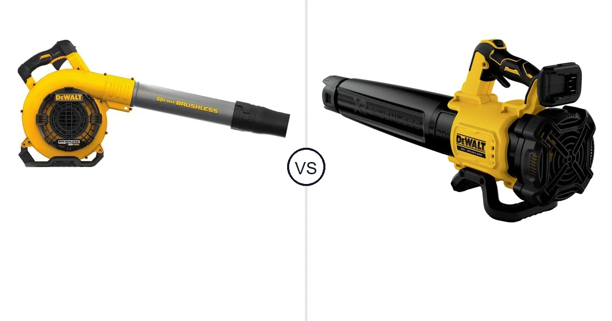 Comparison of DEWALT DCBL770B and DEWALT DCBL722B