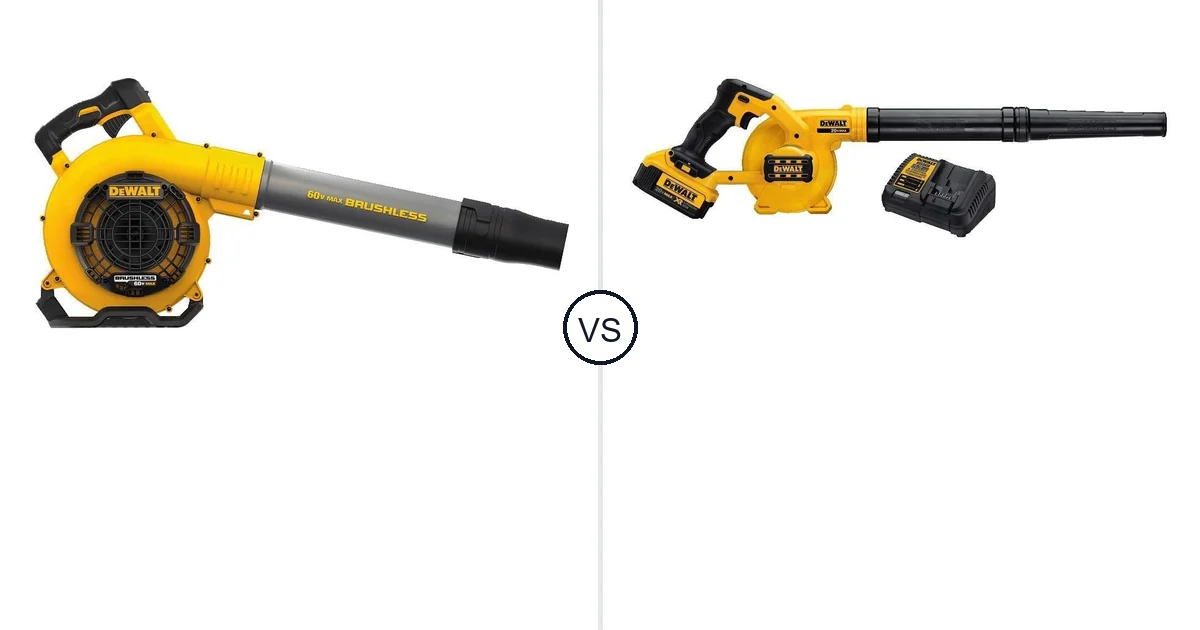 Comparison of DEWALT DCBL770B and DEWALT DCE100M1
