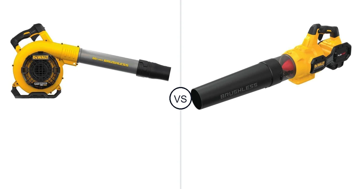 Comparison of DEWALT DCBL770B and DEWALT Handheld