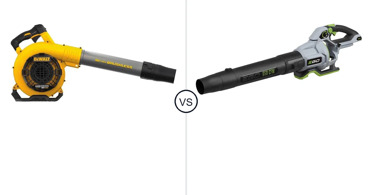 Comparison of DEWALT DCBL770B and EGO Power+ Leaf Blower