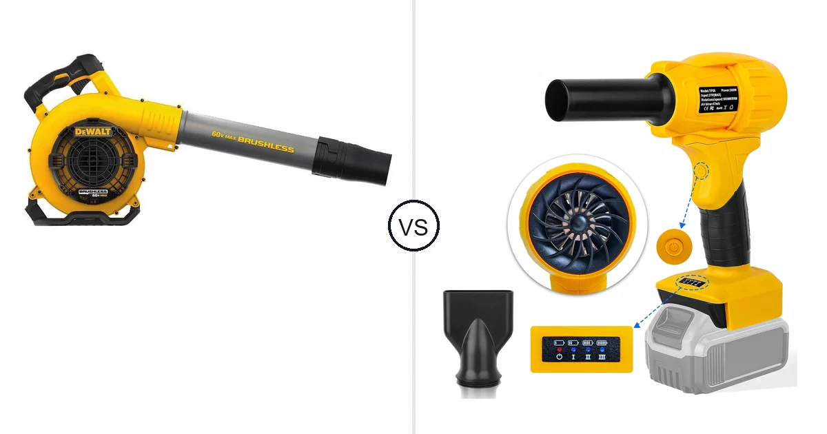 Comparison of DEWALT DCBL770B and Fargarloo TF08