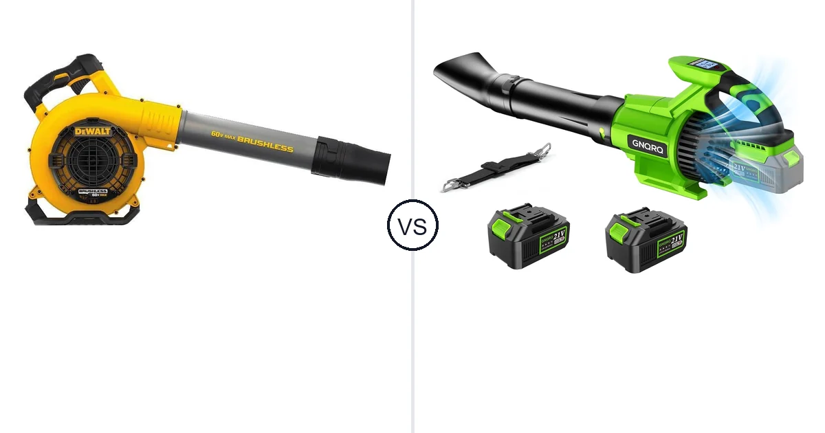 Comparison of DEWALT DCBL770B and GNQRQ CLB-001