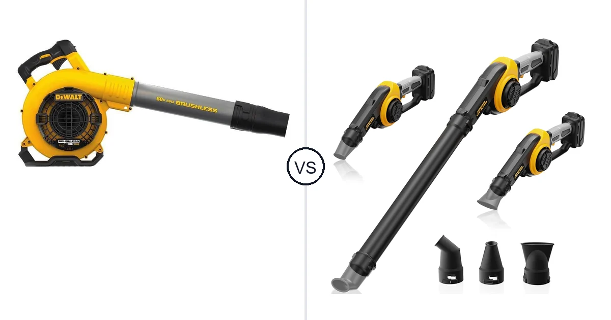 Comparison of DEWALT DCBL770B and HEINPRO Cordless Leaf Blower Compatible