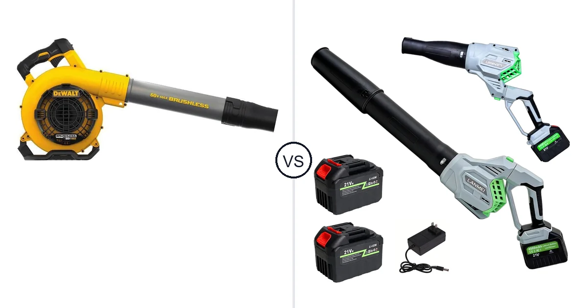 Comparison of DEWALT DCBL770B and LANMEI 146MPH