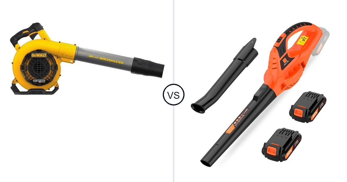 Comparison of DEWALT DCBL770B and Leisch Life Cordless Leaf Blower
