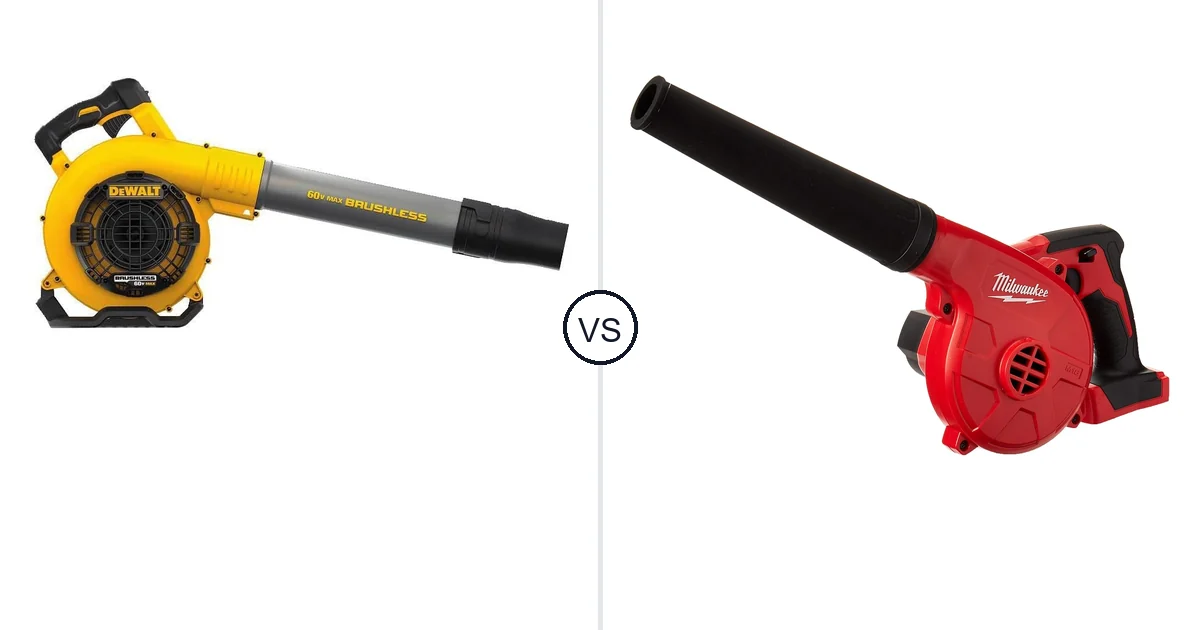 Comparison of DEWALT DCBL770B and Milwaukee 0884-20