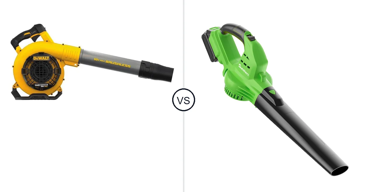 Comparison of DEWALT DCBL770B and sunchers lbto