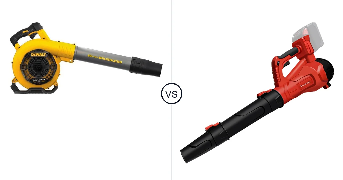 Comparison of DEWALT DCBL770B and Tovexis Cordless Leaf Blower