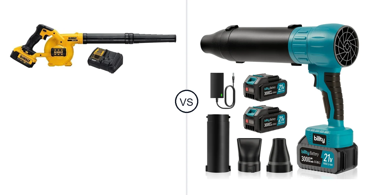 DEWALT DCE100M1 vs Billty Leaf Blower: Best Choice?