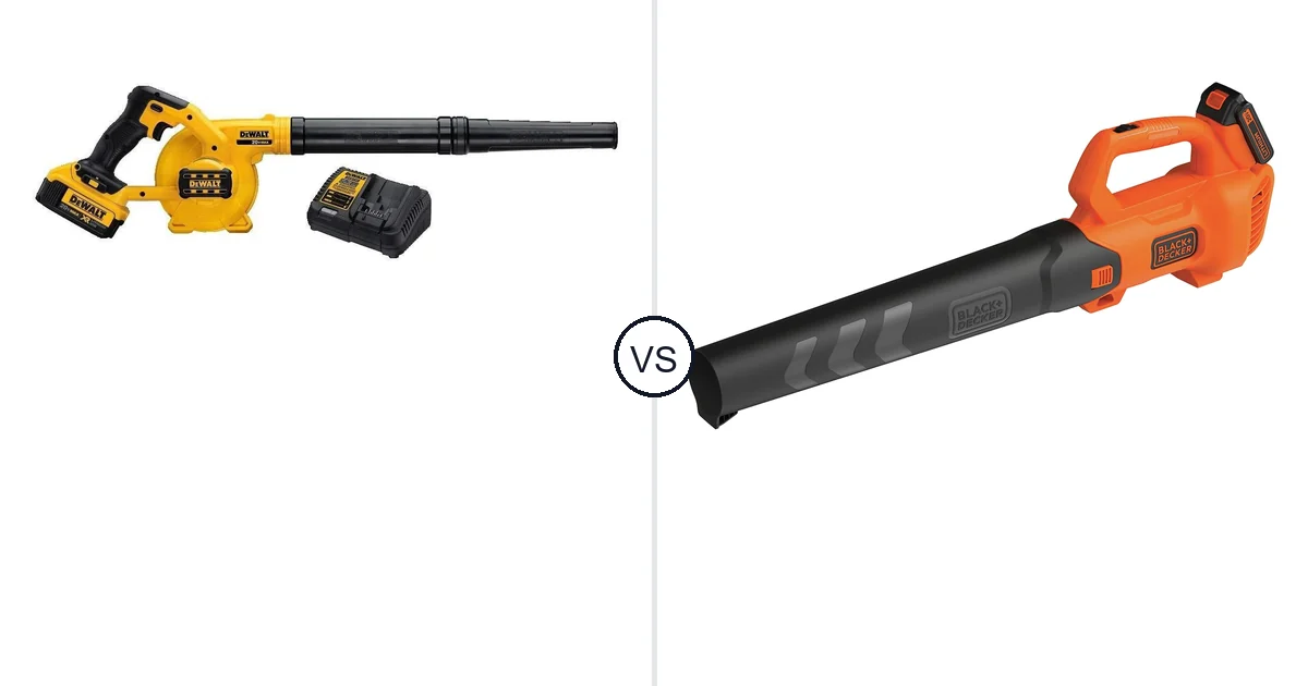 Comparison of DEWALT DCE100M1 and BLACK+DECKER BCBL700D1