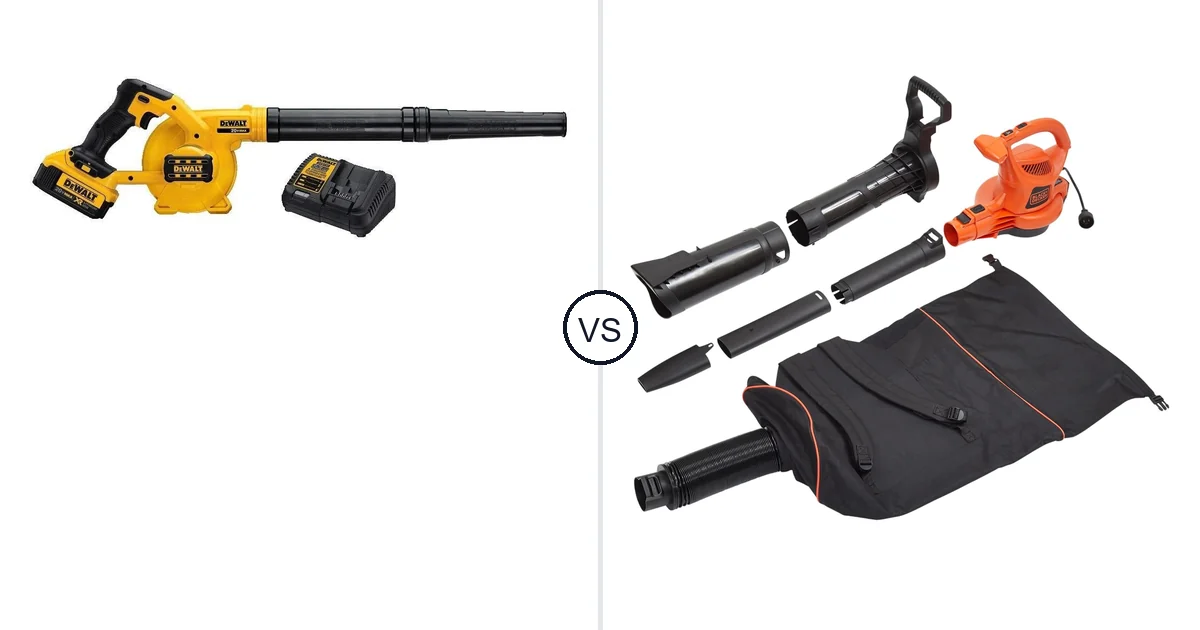 DEWALT DCE100M1 vs BLACK+DECKER BEBL7000: Vacuum Comparison (Key