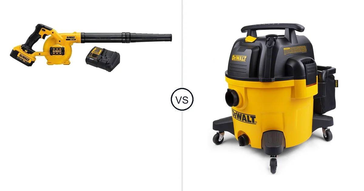 DEWALT DCE100M1 vs DEWALT 9 Gallon Wet/Dry VAC: Best Vacuum for Your