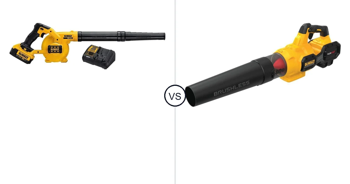 DEWALT DCE100M1 vs DEWALT Handheld: Leaf Blower Comparison