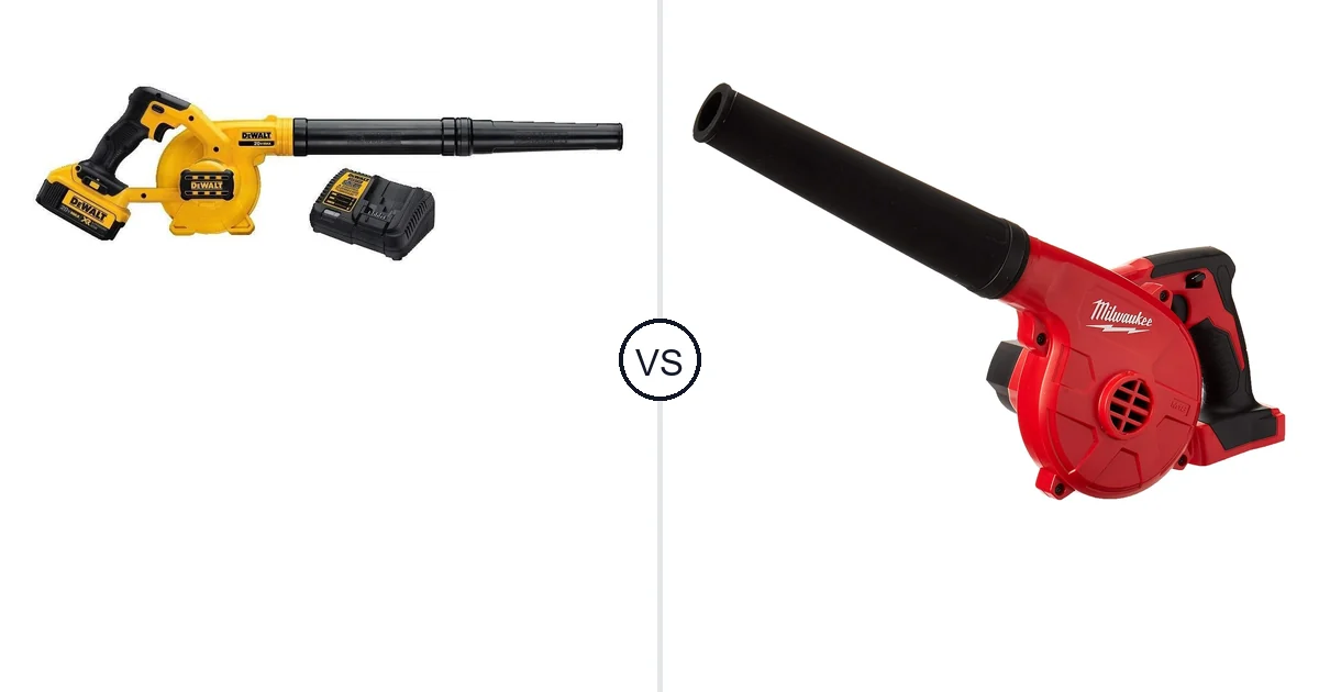 DEWALT DCE100M1 vs Milwaukee 0884-20: Best Leaf Blower for Your Needs