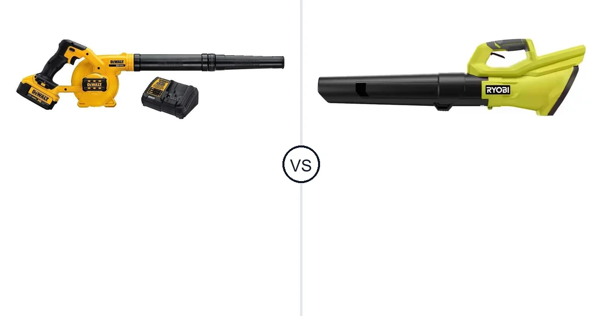 DEWALT DCE100M1 vs RYOBI RY40LB01B: Best Leaf Blower for Your Needs