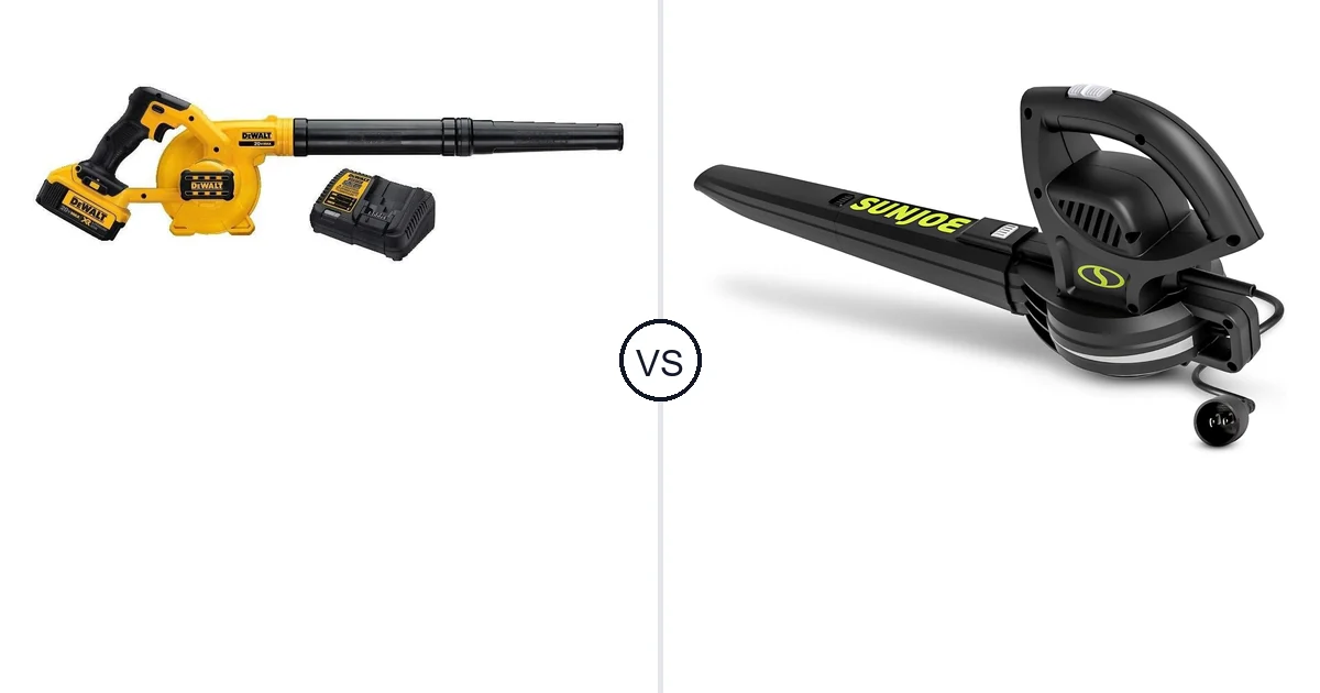 Comparison of DEWALT DCE100M1 and Sun Joe SBJ597E