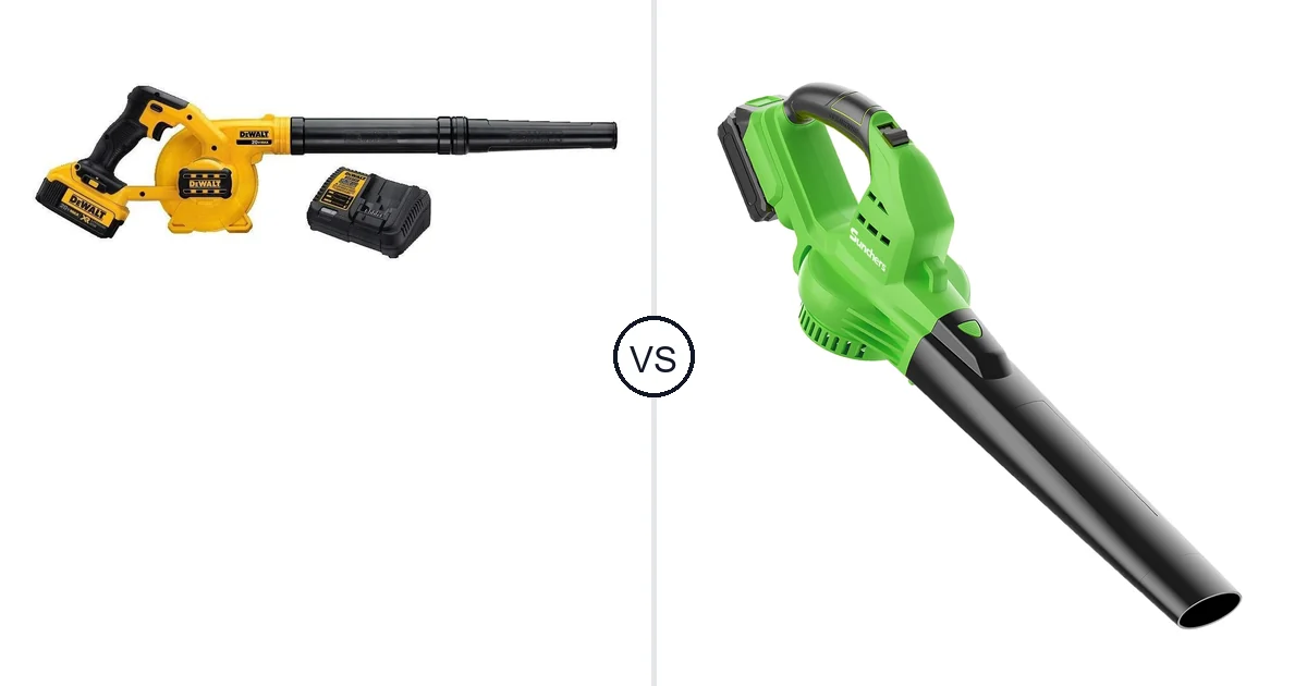DEWALT DCE100M1 vs Sunchers Lbto: Best Leaf Blower for You?