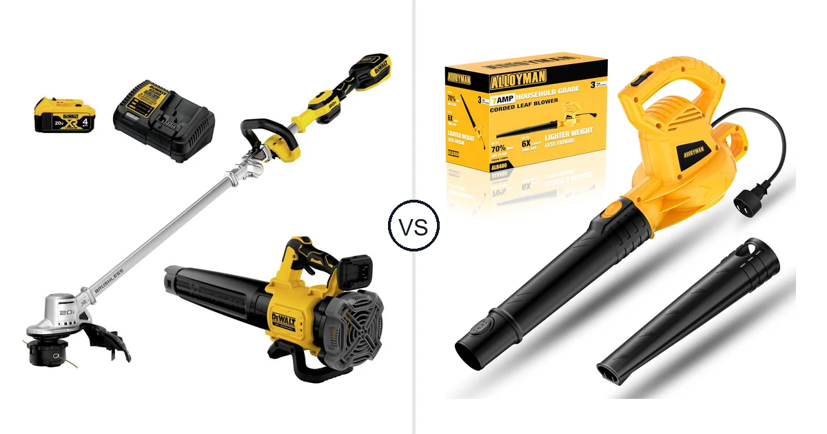 DEWALT DCKO222M1 vs Alloyman Corded Leaf: Which Should You Buy?