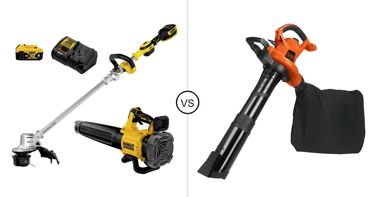 Comparison of DEWALT DCKO222M1 and BLACK+DECKER BV6000