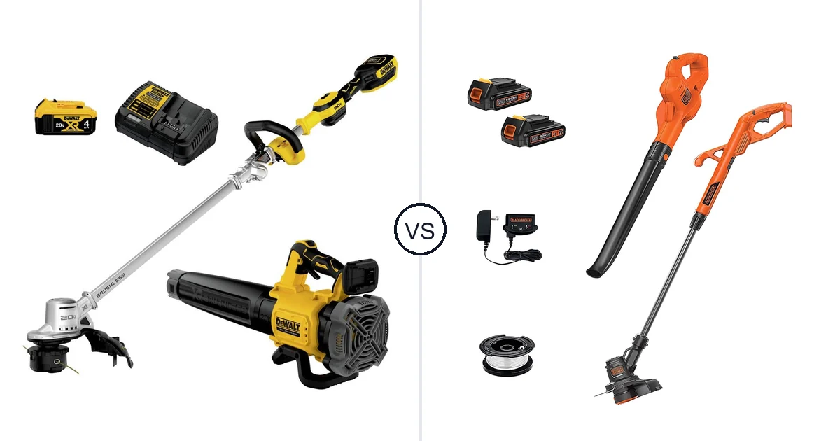 Comparison of DEWALT DCKO222M1 and BLACK+DECKER LCC222