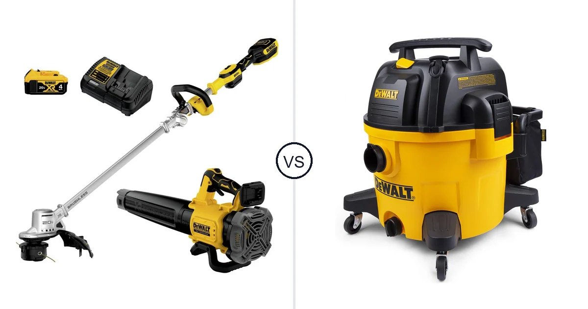 Comparison of DEWALT DCKO222M1 and DEWALT 9 Gallon Wet/Dry VAC