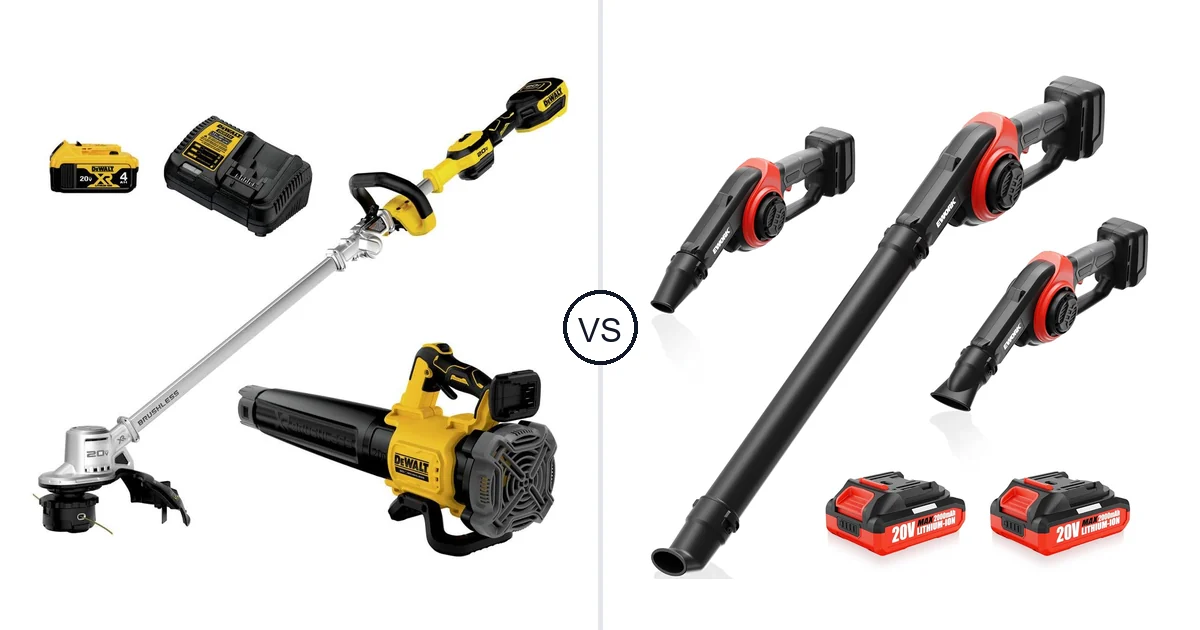 Comparison of DEWALT DCKO222M1 and EWORK EK-DLB21A-2MR