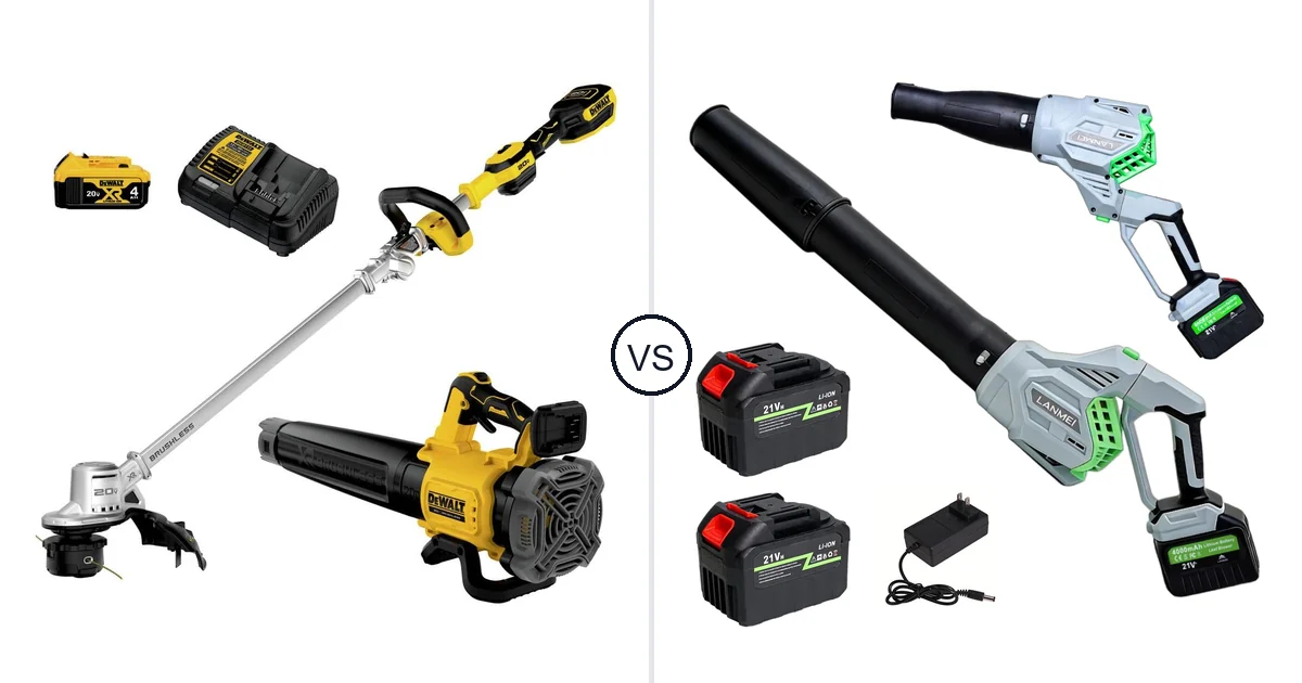 Comparison of DEWALT DCKO222M1 and LANMEI 146MPH