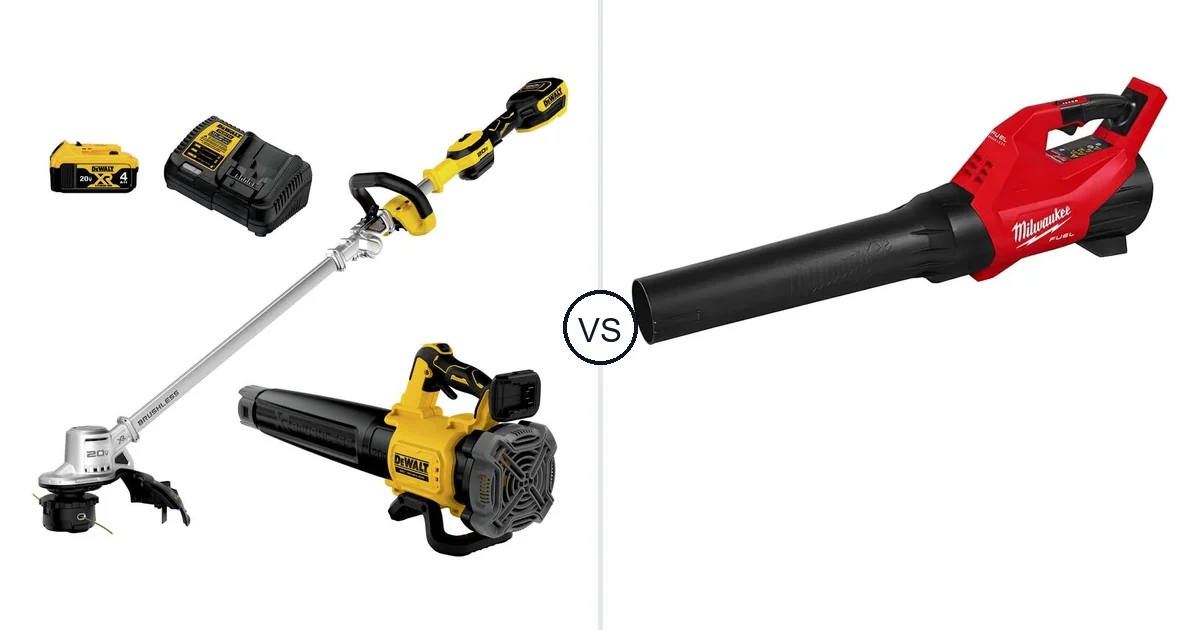 Comparison of DEWALT DCKO222M1 and Milwaukee 3017-20