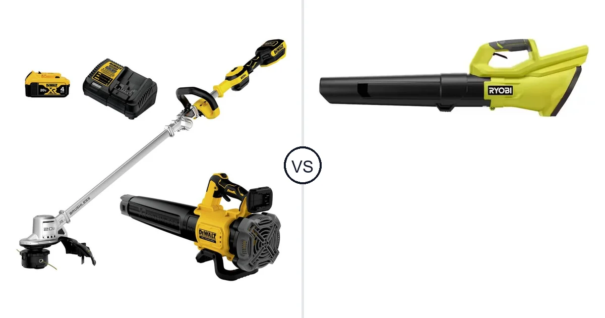 Comparison of DEWALT DCKO222M1 and RYOBI RY40LB01B