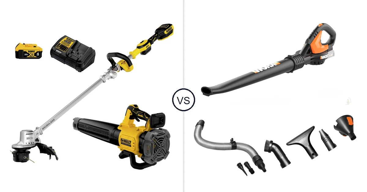 Comparison of DEWALT DCKO222M1 and WORX WG545