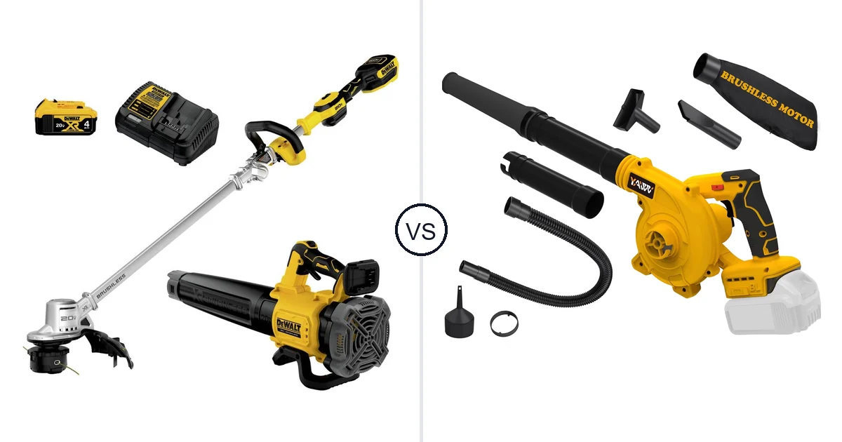 Comparison of DEWALT DCKO222M1 and YAWV Leaf Blower
