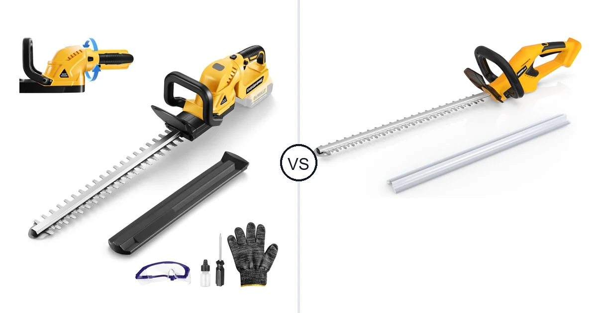 DGQHME 3000RPM vs HEINPRO Cordless Hedge: Best Hedge Trimmer for