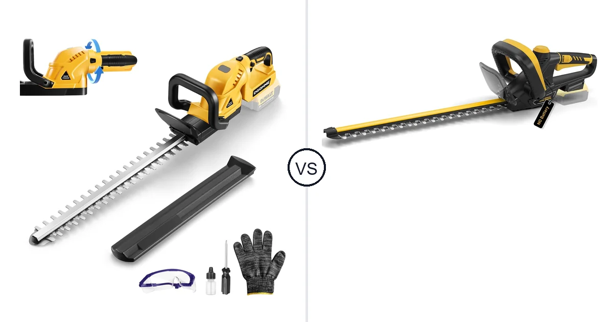 DGQHME 3000RPM vs IEBUDA 22-Inch: Hedge Trimmer Comparison