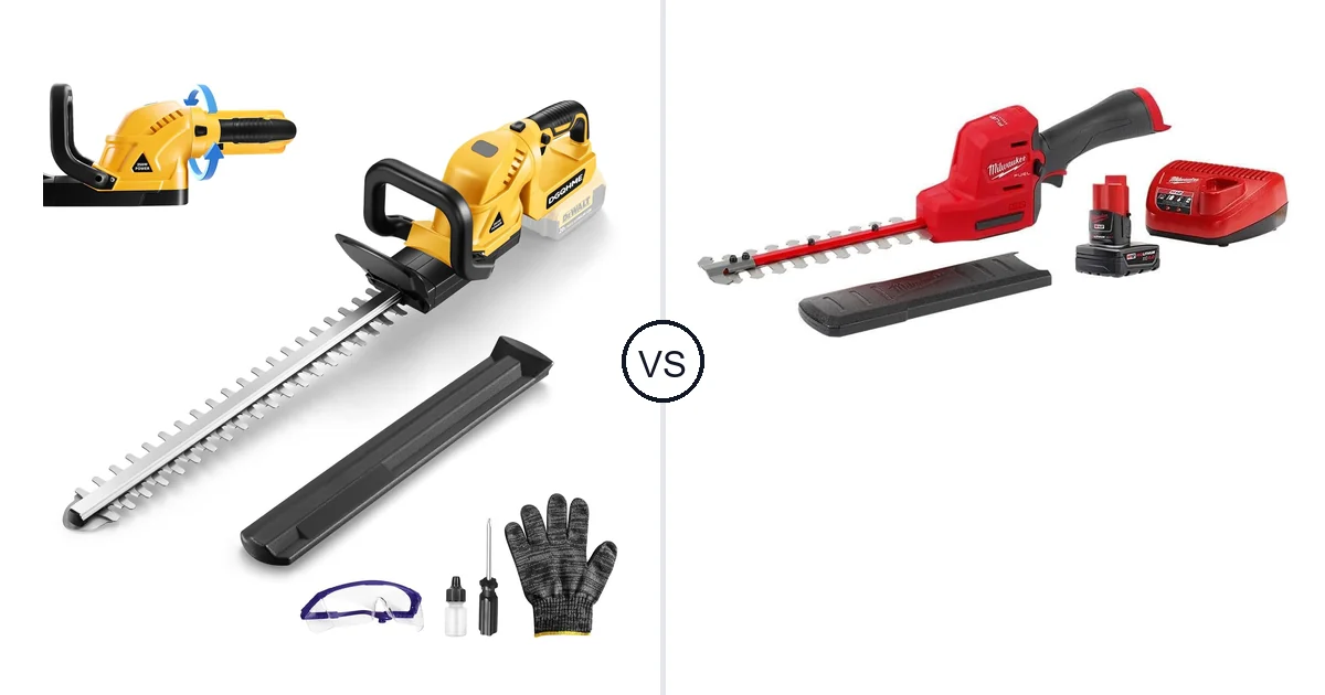 DGQHME 3000RPM vs Milwaukee 8 Hedge Trimmer: Which Should You Buy?