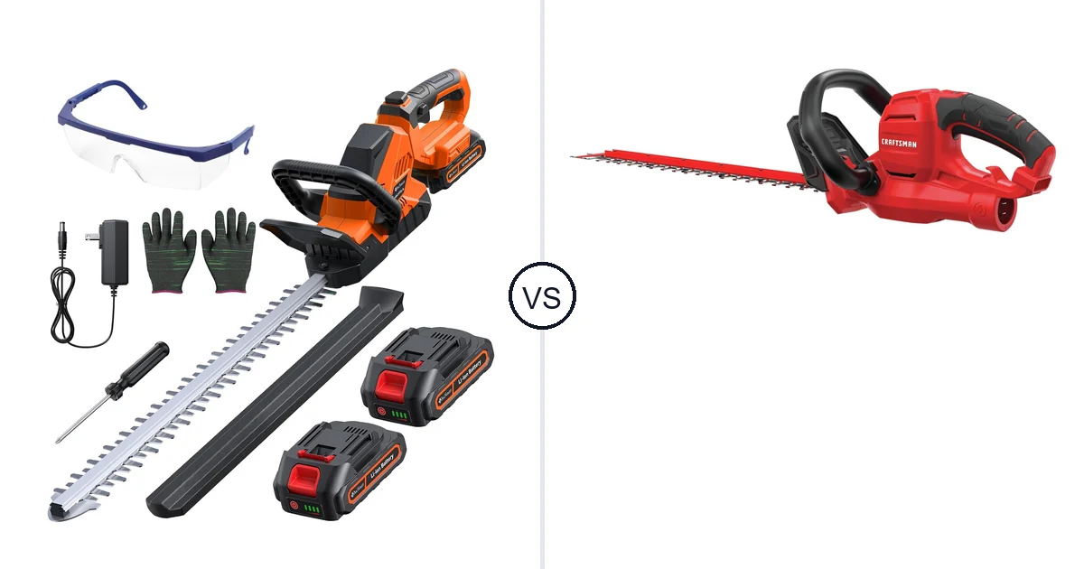 DocSmart 3000RPM vs CRAFTSMAN CMEHTS8022: Hedge Trimmer Comparison