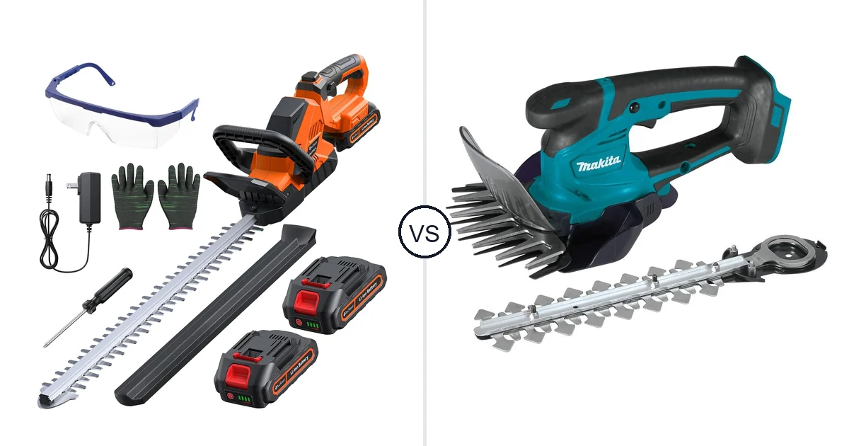 DocSmart 3000RPM vs Makita XMU04ZX: Hedge Trimmer Comparison (Key