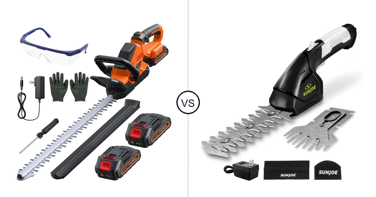 DocSmart 3000RPM vs Sun Joe HJ604C: Best Hedge Trimmer for Your Needs