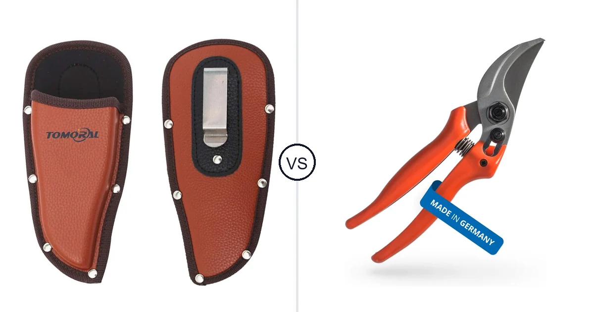 Comparison of Facecool Pruner Holster Pruning Shears Hanging Pouch and Original LÖWE Classic