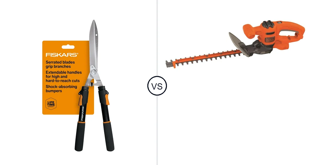 Fiskars Extendable vs BLACK+DECKER BEHTS125: Which Should You Buy?