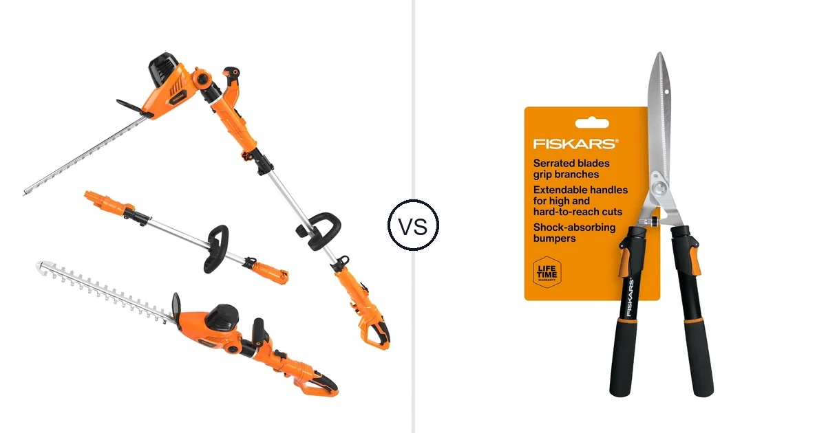 GARCARE 2 in 1 Electric Pole vs Fiskars Extendable: Key Differences